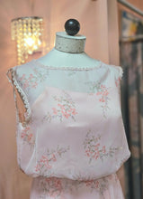 Load image into Gallery viewer, Late 60s Early 70s pink floral dress