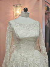Load image into Gallery viewer, Late 1950s Wedding Dress